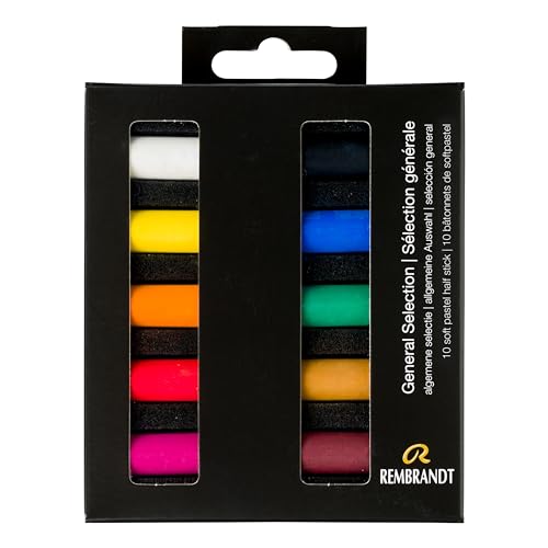 Rembrandt Soft Pastel Set, General Selection, 10 Count