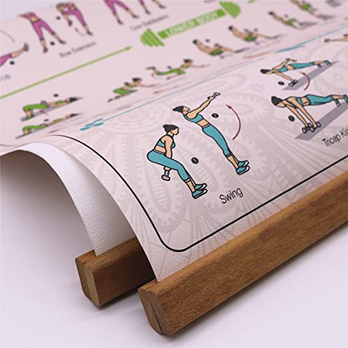 Gym Poster Decorative Painting Print on Canvas Living Room Posters Bedroom Wall Art 40x60cm with Frame - color: Dumbbell Poster