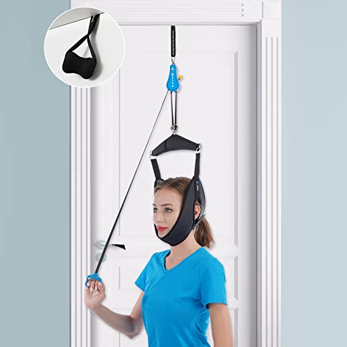 Foot Stretcher with Cervical Neck Traction Device