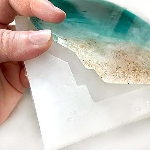 Pixiss Silicone Mold Making Kit Liquid Silicone Rubber Bubble Free Translucent Clear Mold Making Silicone-Mixing Ratio 1:1-Molding Silicone for Resin Molds,Silicone Molds DIY(21.16oz) - size: 0.6kg Kit