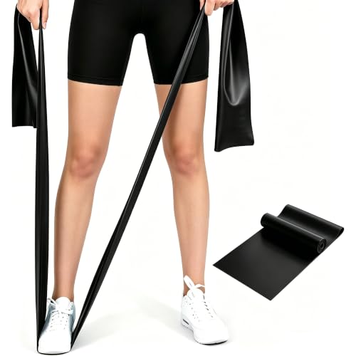 Resistance Bands for Working Out, Physical Therapy, Yoga & Pilates - color: Black