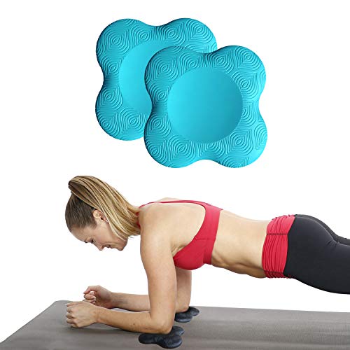Yoga Knee Pad Cushion Extra Thick for Knees Elbows Wrist Hands Head Foam Yoga Pilates Work Out Kneeling pad - color: lake blue