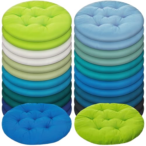 Tinideya 24 Pcs Floor Cushions Classroom,Medium 15.7 Inch,Blue-Green - color: Blue-green, size: Medium 15.7 Inch