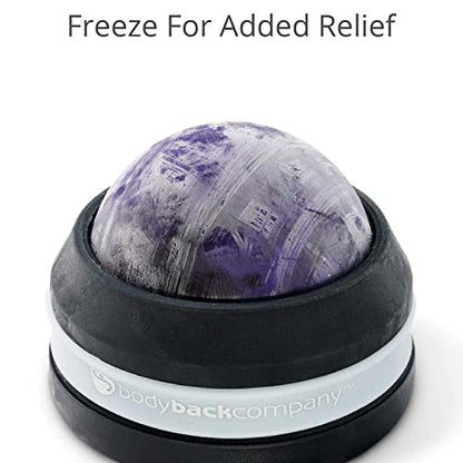 Body Back Massage Roller Ball - Body & Neck Massager for Muscle Recovery - color: Silver