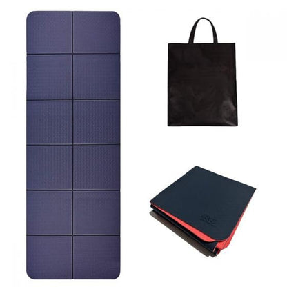 Foldable Yoga Mat for Travel Non Slip - Folding Travel Yoga Mat