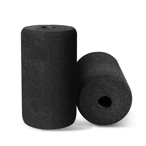 WF Athletic Supply Foam Foot Pads, Foam Roller for Gym Exercise Machines Equipment Replacements, Roller Pad for Leg Extension, PEC Deck Pads for Weight Bench, Sold by Pair (7” x 4” OD x 0.875” ID) - color: 7” X 4” Od X 0.875” Id