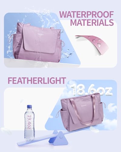 sportsnew Yoga Mat Bag Waterproof Tote Gym Bag Mat Carrier W/Wet Pocket - color: Lavender