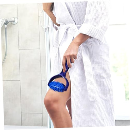Yoga Massage Stick Roller for Back, Legs, and Muscles | Handheld Rolling Massager, ABS and PVC Build, Easy to Use Anytime Anywhere, Blue Color