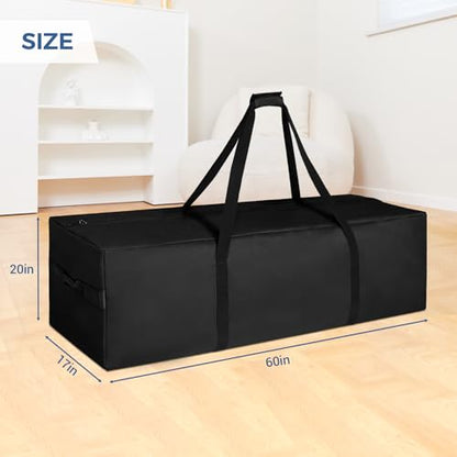 COOLBEBE 2 Pack 60" Sports Duffle Bag - 332L Extra Large Travel Luggage Bag - size: 60" x 17" x 20" 2Pack