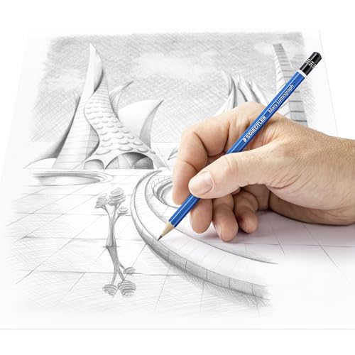 STAEDTLER Mars Lumograph 3H Graphite Art Drawing Pencil, 6 Pencils - style: 3H