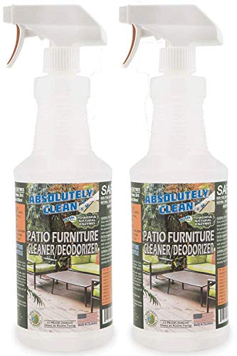 Amazing Patio Furniture Cleaner - Natural Enzymes Easily Remove Dirt, Bird Droppings, Food Stains and More from Your Outdoor and Patio Furniture - USA Made - size: 32 Fl Oz (Pack of 2)