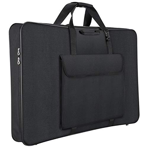 1st Place Products Premium Art Portfolio Case - 24" x 36" - Soft Sided - Steel Frame - Waterproof & Tear Resistant - Artwork, Photography, Sketch, LCD, Monitor, Solar Panel - Shoulder Straps & Handles - size: 24x36