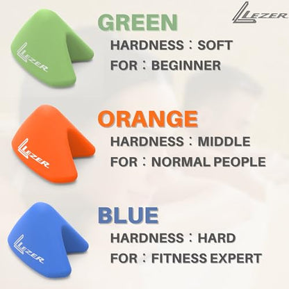 LEZER Trigger Massage Point, Manual Massage Ball, Hip Hook, Muscle Knot Release Tool, Deep Tissue Relief, Hip Flexor Iliacus Back Psoas Hand Foot Myofascial, Physical Therapy, 2.9 inｘ2.1 in（Orange） - style: 01 - Trigger Orange