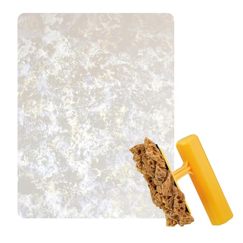 Edging Sea Sponge Pad for with Grip, Corner Texture Paint Sponges with Removable & Washable Pad, Decorative Art Sponge Tools for Edging & Small Area (KJ-BS00004) - color: Kj-bs00004