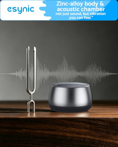 eSynic Electronic Tibetan Singing Bowl for Meditation-USB-C Rechargable | Portable Design-9 Authentic Tibetan Bowl Tones-Pure Sound Quality-30M to 4h 4 Timer-Metal Body for Relaxation Yoga Sleep