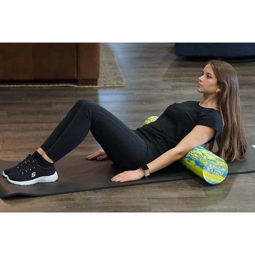 Low Density Soft/Medium Foam Physical Therapy Roller (12" Half Round) - size: 12" Half Round