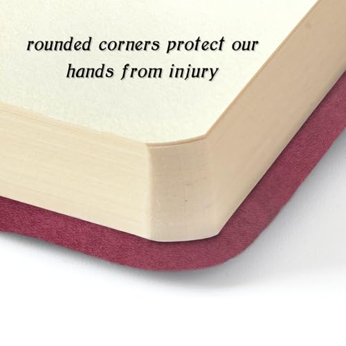 5" x 5" Hardcover Sketch Book,58 Sheets Small Mixed Media Pocket Sketch Pad | PU Cover,150 GSM Acid Free Artist Drawing Paper,Travel Journal Blank Notebook for Adults Sketching,Illustration. - color: 150gsm PU-wine red