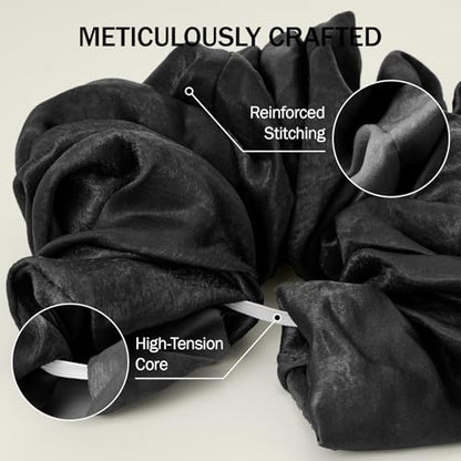 Slim Panda Yoga Mat Scrunchie,Holds Your Mat in Style,Stretchable Velvet Fabric Fit All Standard Yoga Mats (mat not included) - color: Black