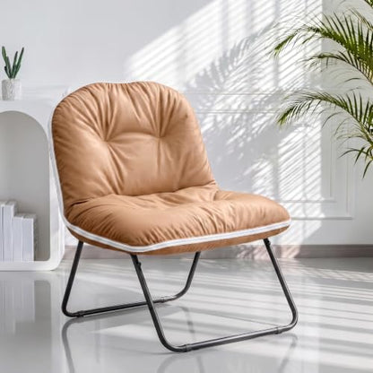 ZonLi Adjustable Floor Chair with Back Support - color: Brown