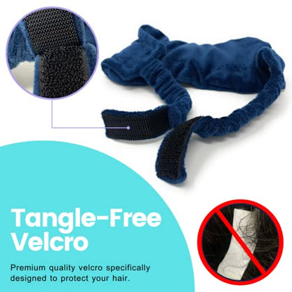 Weighted Lavender Eye Mask for Sleeping, Yoga, Dry Eyes - Great Relaxation Gifts for Mom, Dad, Women, Men - Aromatherapy Lavender Eye Pillow Gift (Navy Blue) - color: Navy Blue
