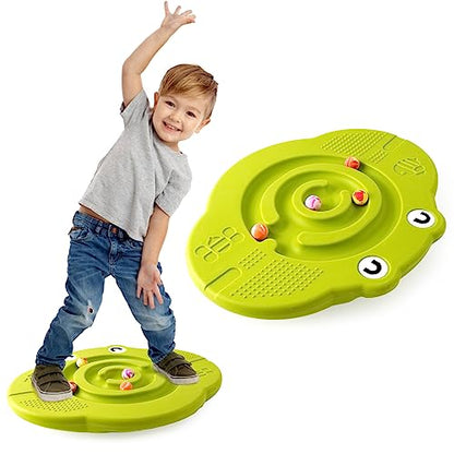 Kids Balance Board Wobble Board with Maze & Stepping Stones