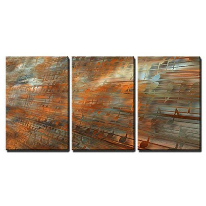 wall26 - 3 Piece Canvas Wall Art - Musical Background - Modern Home Art Stretched and Framed Ready to Hang - 24"x36"x3 Panels - color: Artwork - 02, size: 36" x 24" x 3 Panels