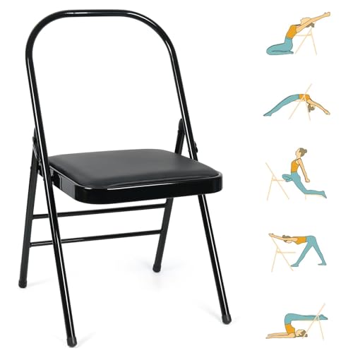 INNOLIFE Yoga Auxiliary Chair Headstand Bench Backless