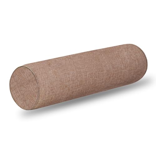 Durable Neck Cervical Pillowcases, Throw Pillow Cover– Perfect for Memory Foam Neck Roll Pillows&Neck Roll Pillow, Easy to Wash & Matches Your Sofa/Bed (Terracotta, 6x24) - color: Terracotta, size: 6x24