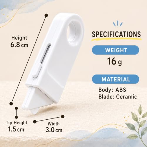 ROUNDS cardboard cutter mini cutter letter opener | The blade can be extended with a simple slide of the lever.