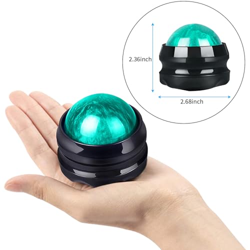 WOVTE Massage Ball, Lacrosse Balls, Self Massage Tool for Sore Muscles, Shoulders, Neck, Back, Foot, Body, Deep Tissue, Trigger Point, Muscle Knots, Yoga and Myofascial Release (Green) - color: Green