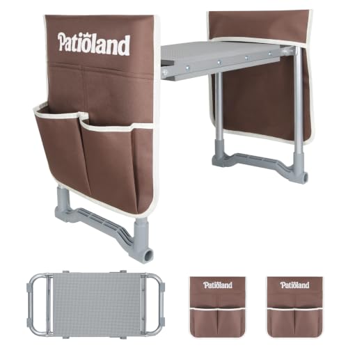 Garden Kneeler and Seat Heavy Duty, Kneeling Bench for Gardening - color: Gray-modle B
