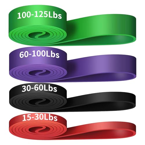 Alllvocles Resistance Band, Pull Up Bands, Pull Up Assistance Bands, Workout Bands, Exercise Bands, Resistance Bands Set for Legs, Working Out, Muscle Training, Physical Therapy, Shape Body, Men Women - color: 0.5-1.7in