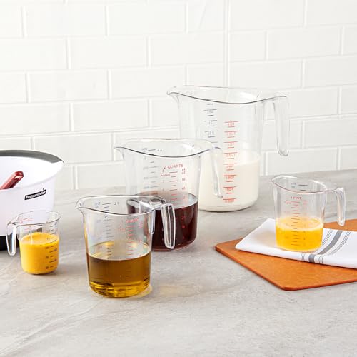 Restaurantware 1 qt Clear Plastic (Cups) Measuring Cup - size: 6.50" × 4.75" × 6.00"