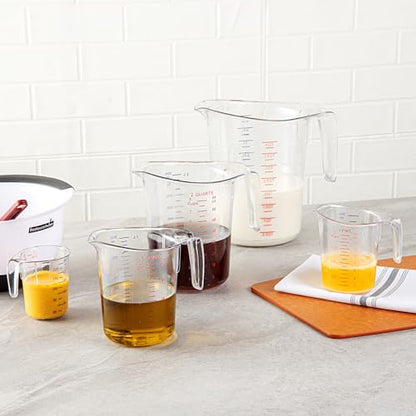 Restaurantware 1 qt Clear Plastic (Cups) Measuring Cup - size: 6.50" × 4.75" × 6.00"