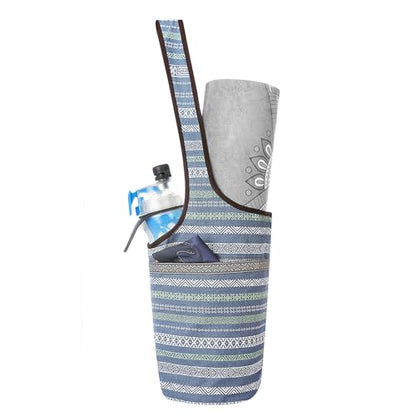 Yoga Mat Bag With Large Size Pocket and Zipper Pocket, Strap Bag, Fit Most Size Mats, Bags and Carriers for Women - color: Namaste