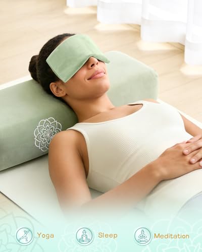 3 in 1 Yoga Bolster and Lavender Eye Pillow