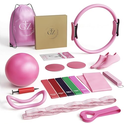 Pilates Equipment, Pilates Reformer, Home Pilates Kit - color: Pink