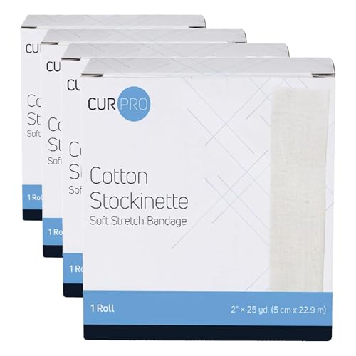 Stockinette Knit Tube Dressing 2'' X 25yd Latex Free (Pack of 4) - size: 2in x 25 yds, 1 Count (Pack of 4)