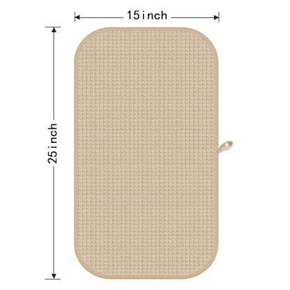 HOMEXCEL 4 Pack Gym Towels, Waffle Hand Towels for Bathroom, 15 X 25 Inch