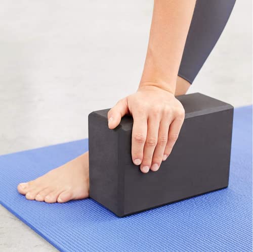 4-Pack High-Density EVA Yoga Blocks (9”x6”x4”) – Non-Slip, Supportive Foam Blocks for Stretching, Balance, Pilates & Home Workouts