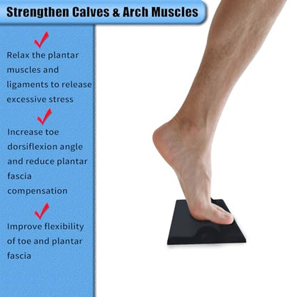 Plantar Fasciitis Relief Ankle Strengthener - Foot & Board Foot Arch Strengthener for Achilles Tendonitis Heel Spurs Balance for Support Flat Feet & Post-Injury Recovery - size: 11.81"