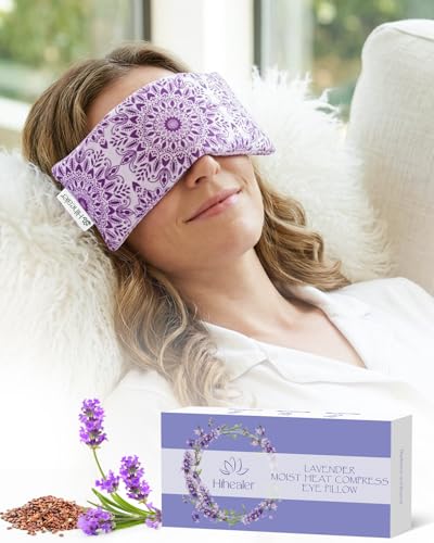 Hihealer Crescent Meditation Cushion and Lavender Eye Pillow