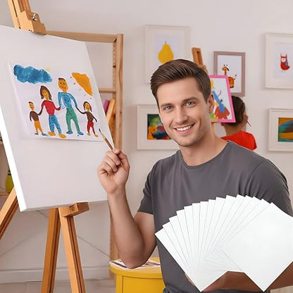 TecUnite 60 Sheets Watercolor Paper Pad Bulk, 6 x 12 Inch, Cold Press - color: Cold Press, size: 6 x 12 inch