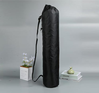 Yoga Mat Bag with Adjustable Strap, Yoga Gym Bag, Black Yoga Mat Carrier Bag