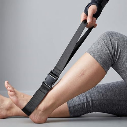 Mobilization Belt for Physical Therapy, Adjustable Pt Strap with Thick Cushioning Pad, Manual Traction Stretching Band for Physical Therapy, Rehabilitation, Stretching Mobility & Gym Techniques