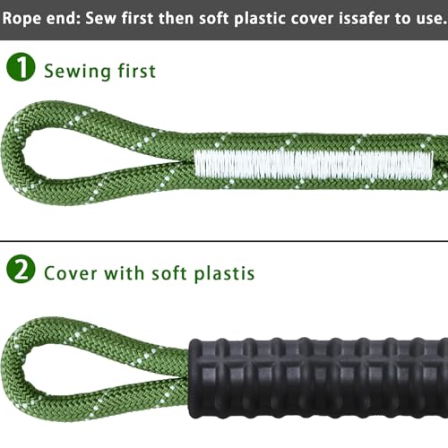 Heavy Duty Tree Swing Ropes, Hammock Tree Straps Hanging Kit, for Outdoor Swings Hammock Playground Set Accessories (6.75ft,81",Green,1Pack) - size: 81‘’(6.75ft)