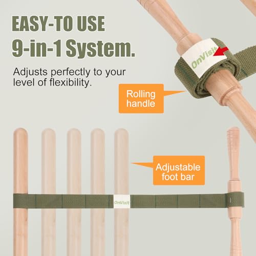 Innovative Muscle Stretching Device,Adjustable Length Hamstring Stretcher, Bring Flexibility, Pain Relief, Entire Body Easily Perform Yoga and Stretching at Home, Office, Gym