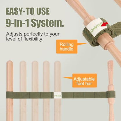Innovative Muscle Stretching Device,Adjustable Length Hamstring Stretcher, Bring Flexibility, Pain Relief, Entire Body Easily Perform Yoga and Stretching at Home, Office, Gym