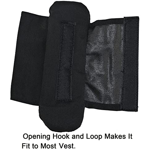 2 Pack Shoulder Strap Pad,Vest Shoulder Strap Pads Backpack Strap Pads Fit 2'' Sling Bags Shoulder Straps - color: Black