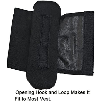 2 Pack Shoulder Strap Pad,Vest Shoulder Strap Pads Backpack Strap Pads Fit 2'' Sling Bags Shoulder Straps - color: Black